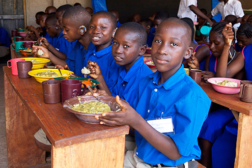 As part of Irish Aid’s two year strategy for Sierra Leone, we have been supporting school feeding programmes with much success.