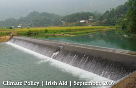 An irrigation dam built under Programme 135 in Thanh Hoa province. Photo: Irish Aid